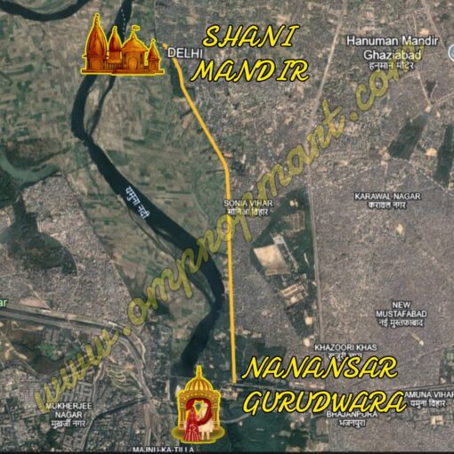 सोनिया विहार पुस्ता चौड़ीकरण योजना का नक्शा