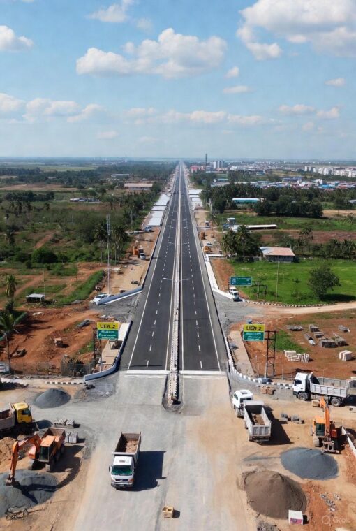 Tronica City UER-II extension route map Alipur to Delhi-Dehradun Expressway