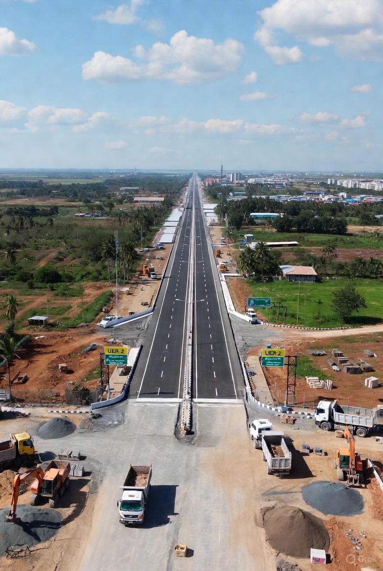 Tronica City UER-II extension route map Alipur to Delhi-Dehradun Expressway
