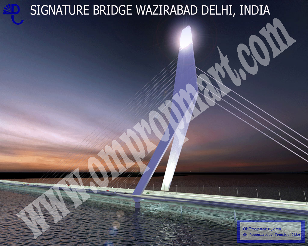 view-detailed-progress-of-signature-bridge-gateway-of-tronica-city-at-wazirabad-on-river-yamuna-at-the-delhi-tourism-official-website--